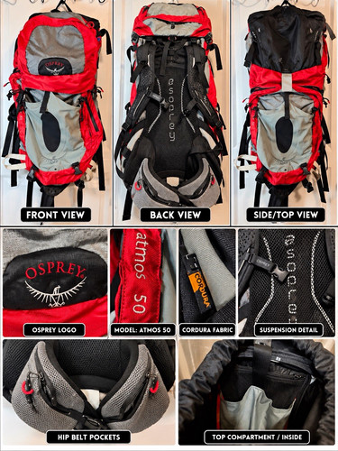 Osprey atmos 50l hiking - atmos,